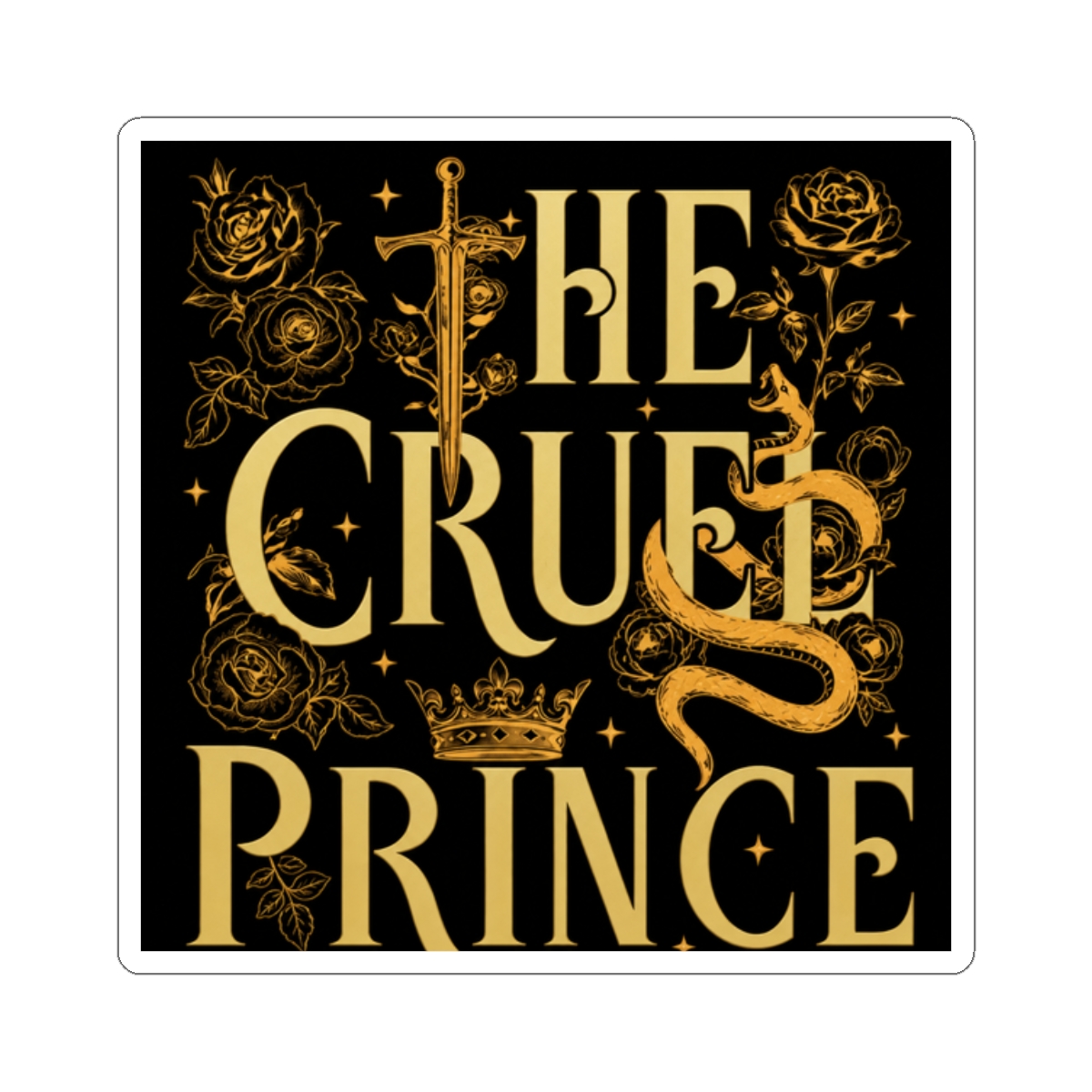 The Cruel Prince - Holly Black Sticker | The Cruel Prince / Holly Black - alternate angle 3, merchandise