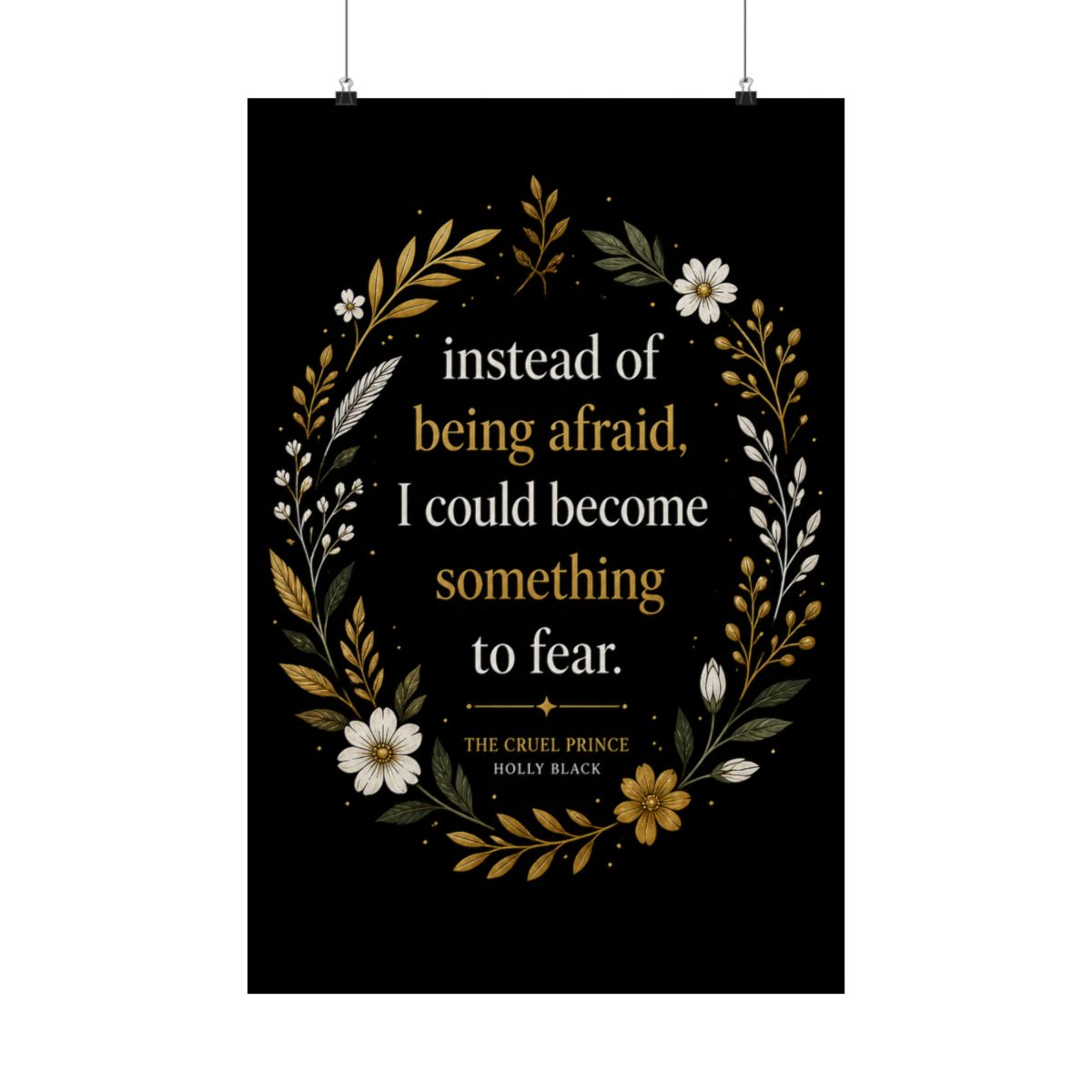 The Cruel Prince Quote Holly Black Posters and Art | The Cruel Prince / Holly Black